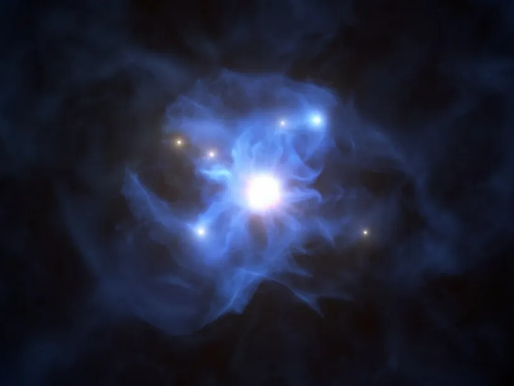 Un trou noir supermassif surpris en plein repas... de galaxies