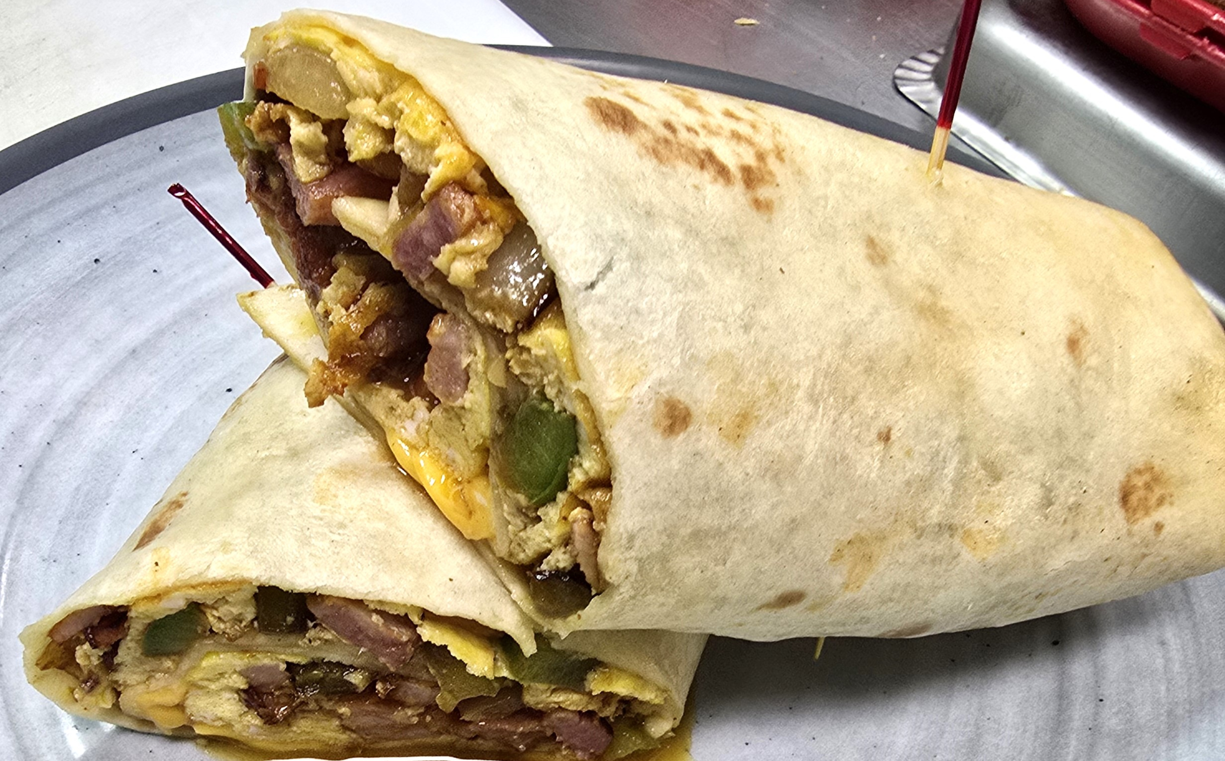 Arranged Food and Objects