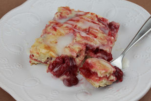 Cherry Almond Pan Cake