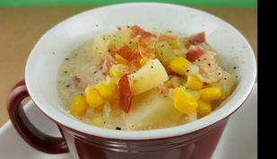 Slow Cooker Potato and Corn Chowder