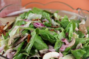 Spinach Salad with Poppy Seed Dressing