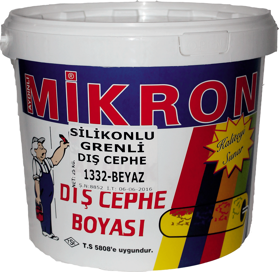 Силиконовая зернистая фасадная краска Micron