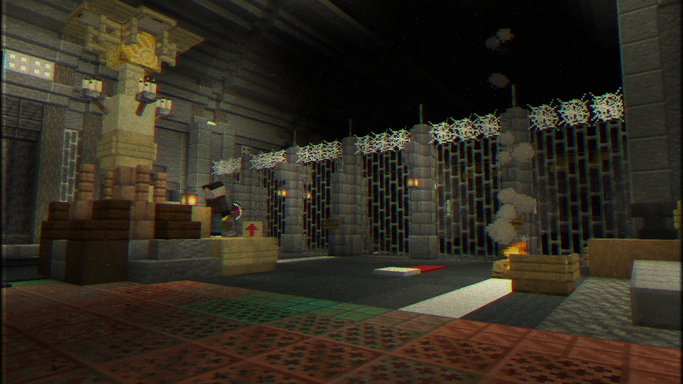 Man looking at a fence in front of him