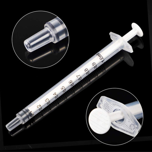 1 ML Syringe Dropper for Liquid Solutions 1dnblack