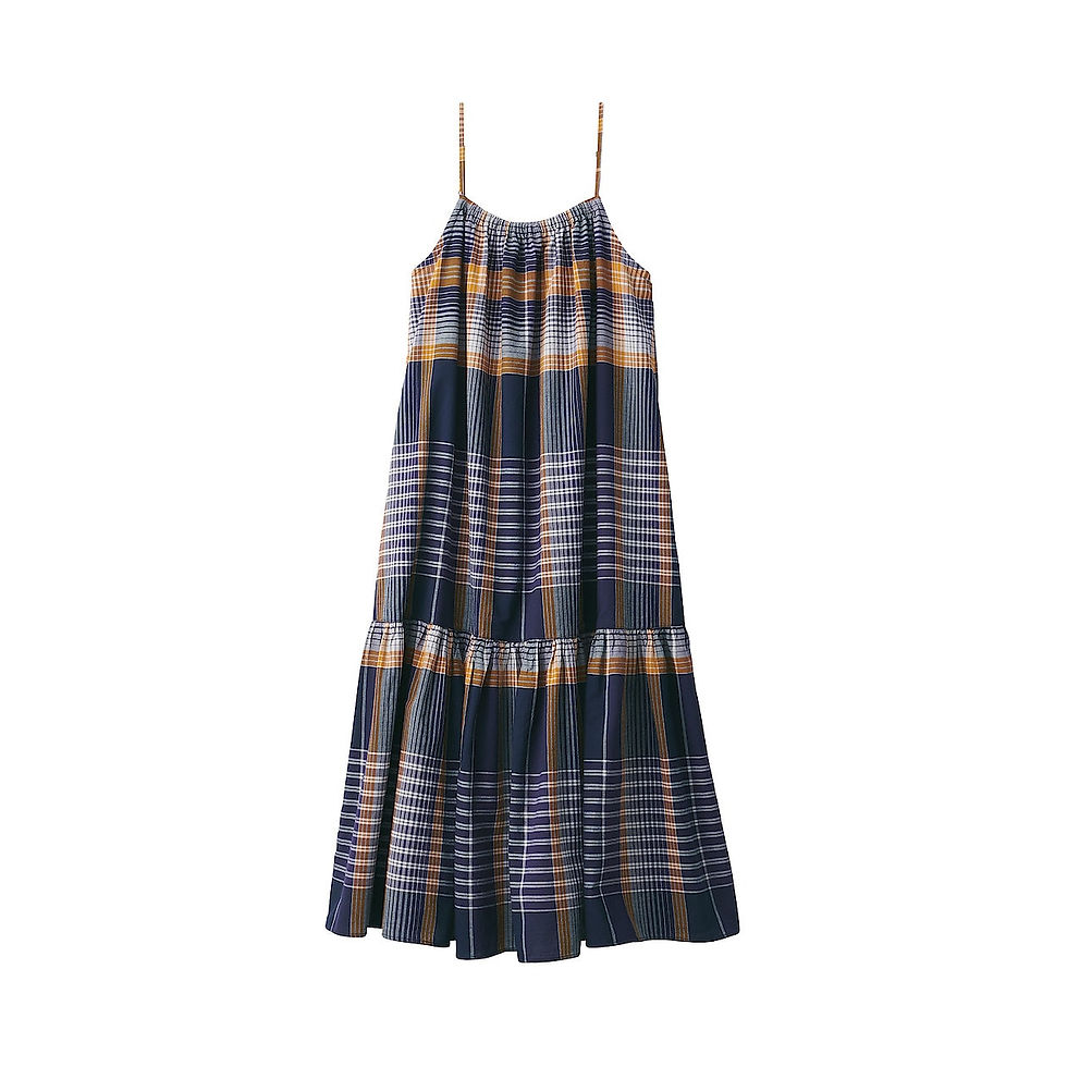 Thumbnail: Womens Madras Check Camisole Dress