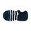 Thumbnail: Mens Right Angle Sneaker Socks (Stripe)