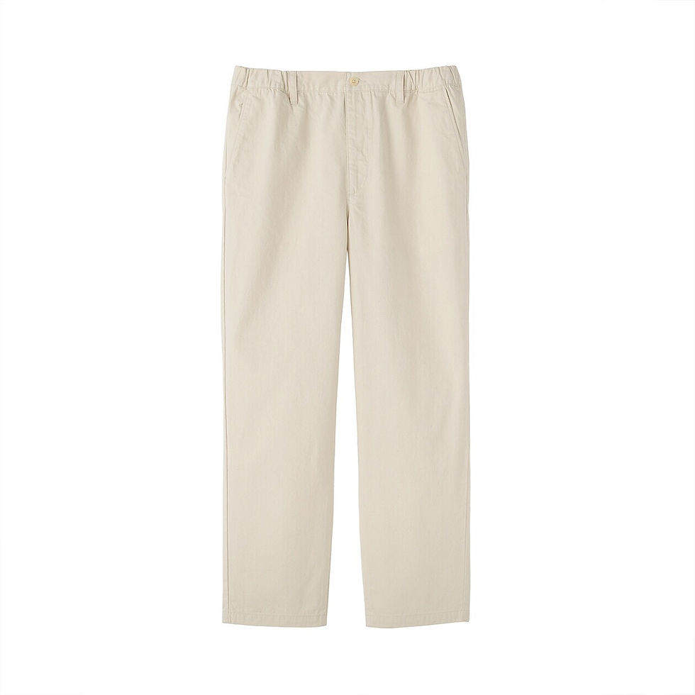 Thumbnail: Mens Washed Denim Easy Pants