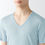 Thumbnail: Mens Cool Touch Smooth V-Neck T-Shirt