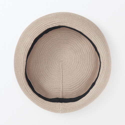 Linen Blend Knit Beret MUJI Philippines