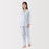 Thumbnail: Womens Side Seamless Double Gauze Long Sleeve Pajamas