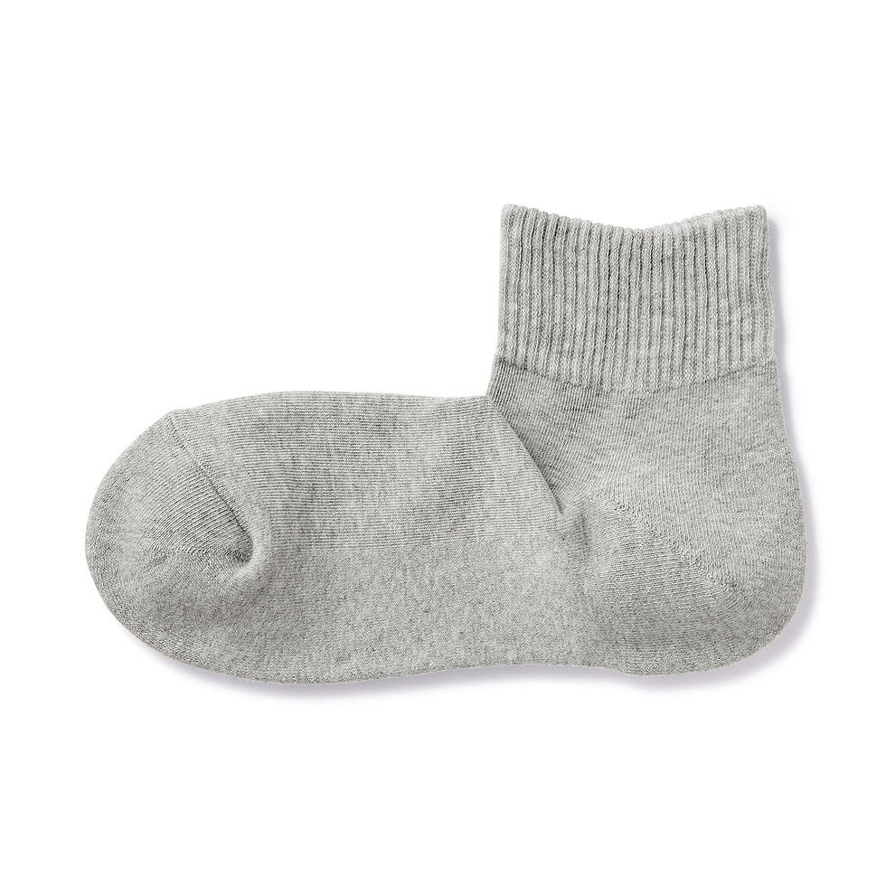 Thumbnail: Womens Right Angle Pile Short Socks