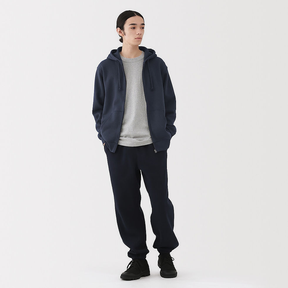 Thumbnail: Mens Sweat Zip Up Hoodie