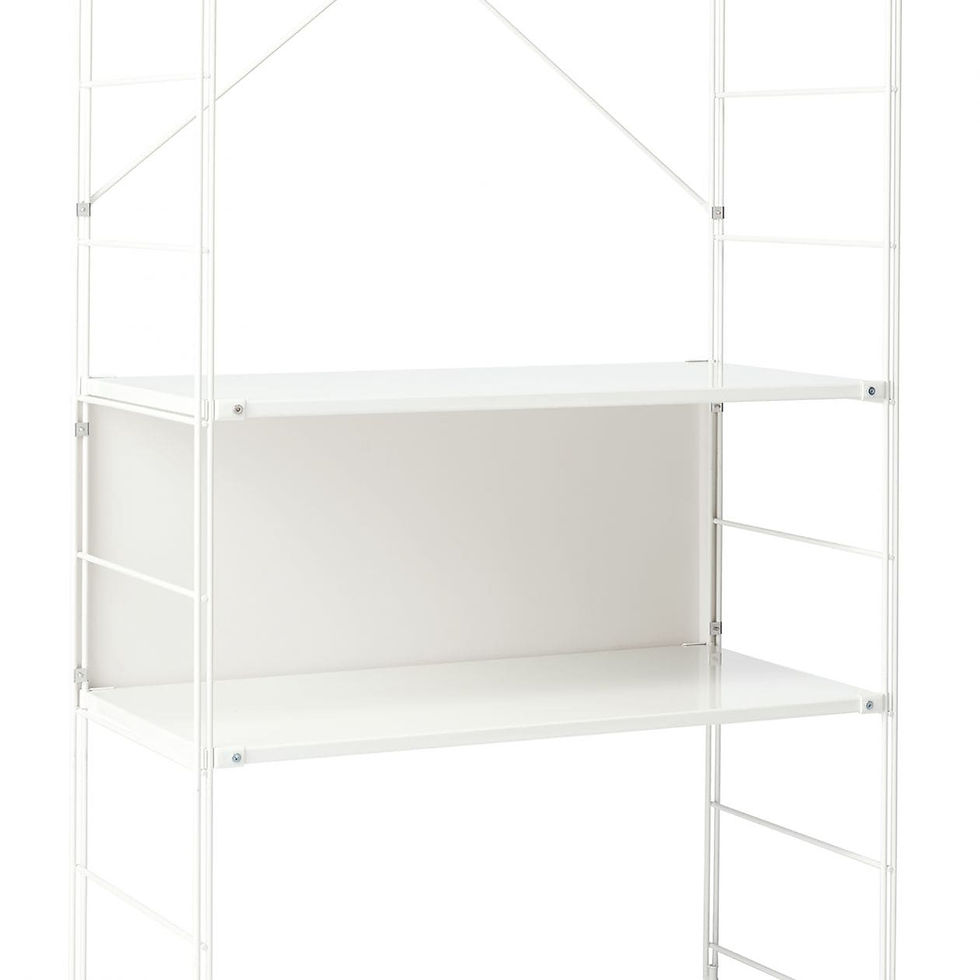 Thumbnail: Steel Unit Shelf Light Gray (Back Panel)