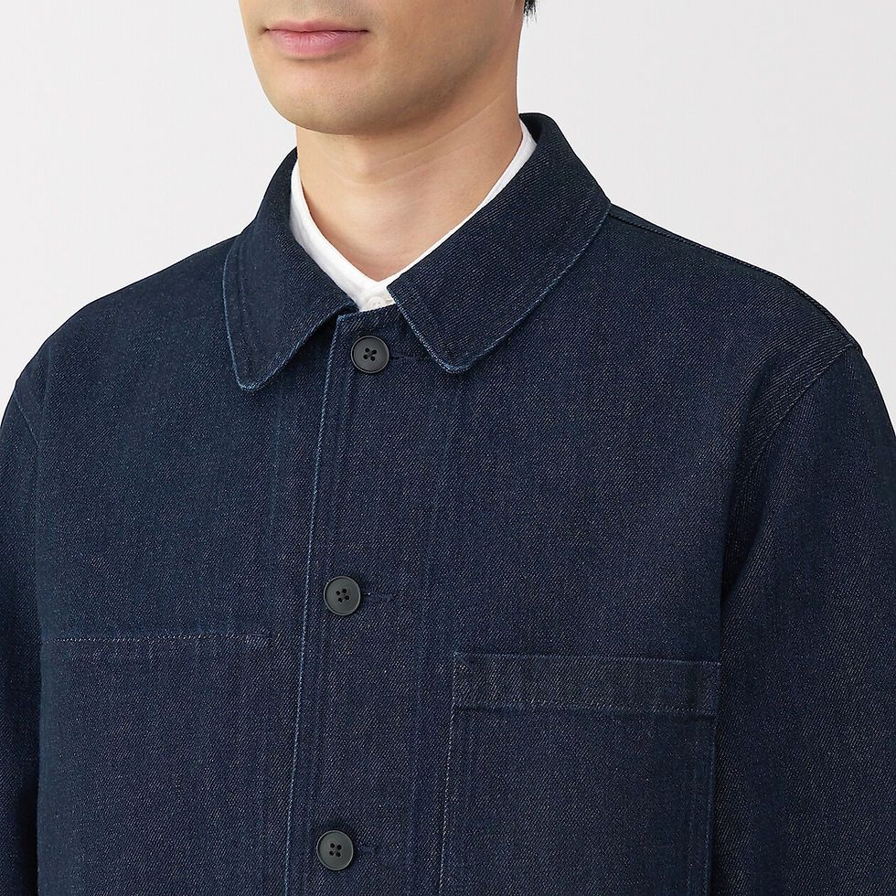 Thumbnail: Mens Kapok Blended Denim Coverall