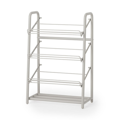 Stainless Steel Shoe Rack With Cover Steel Pipe Shoe Rack MUJI