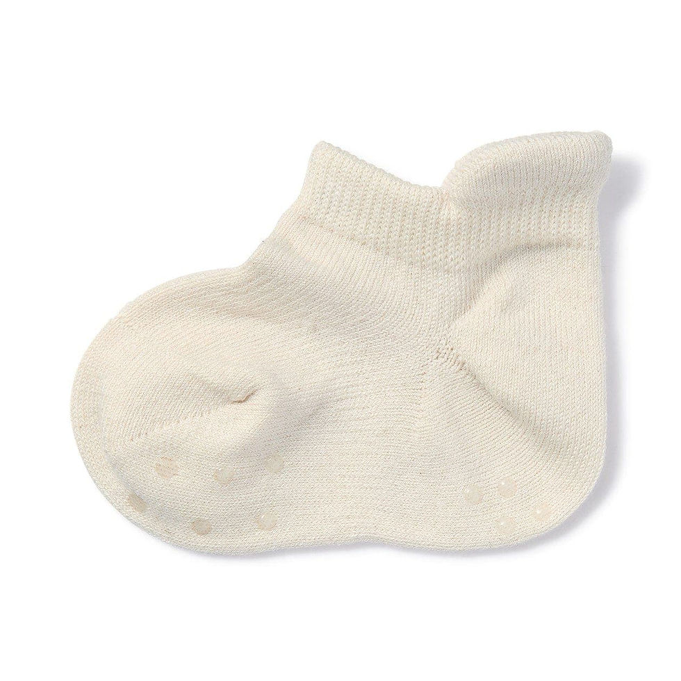 Thumbnail: Baby Right Angle Adjustable Sneaker Socks (Plain)