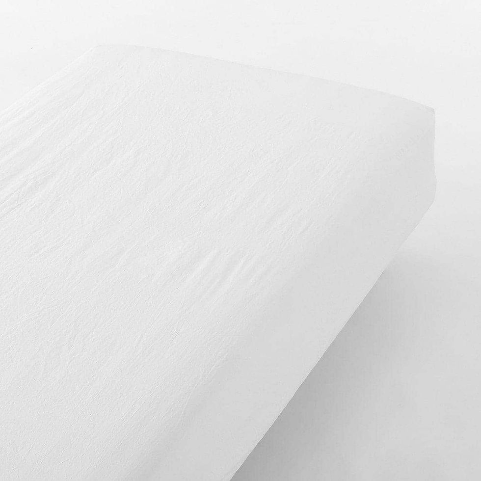 Thumbnail: Washed Cotton Fitted Sheet