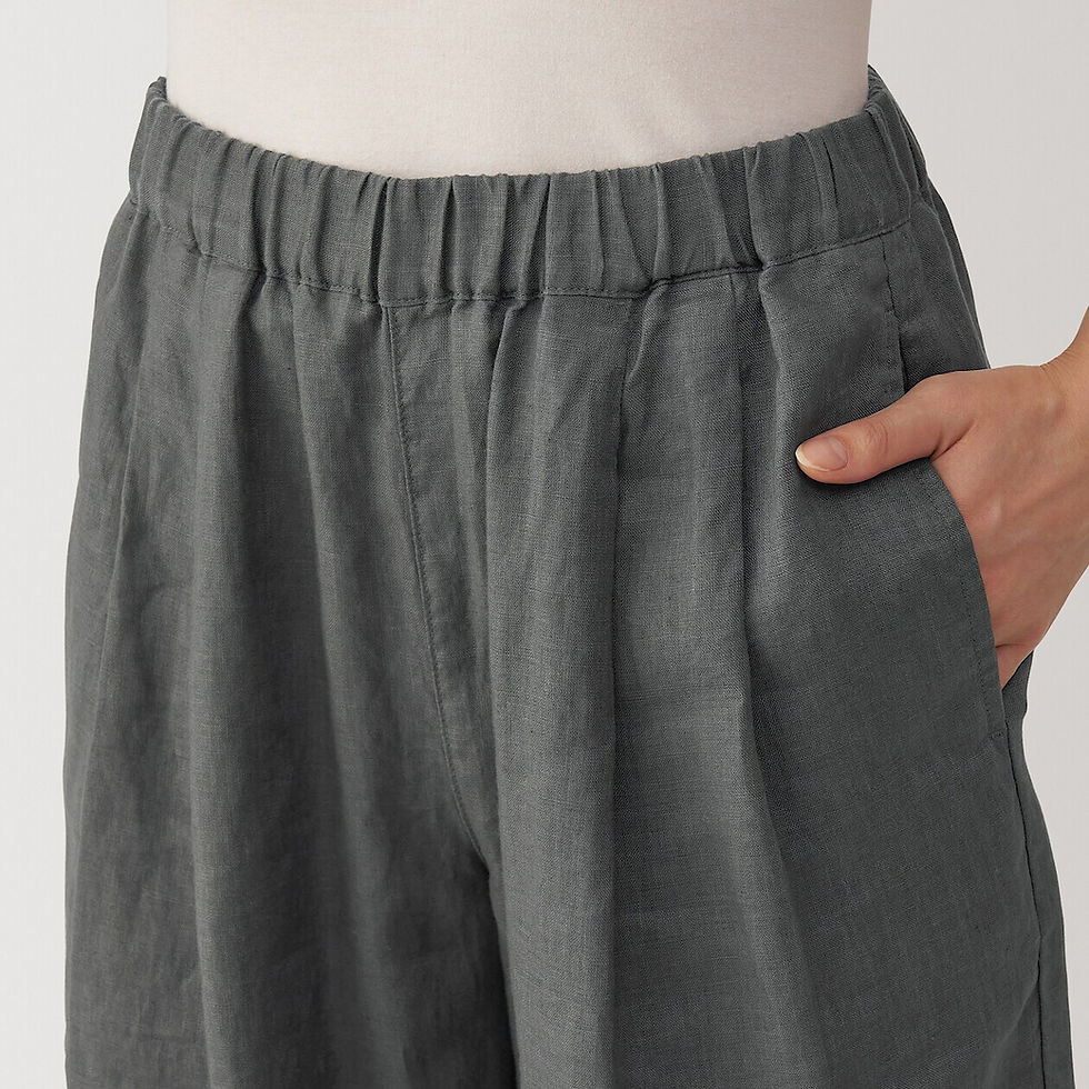 Thumbnail: Womens Linen Easy Widepants