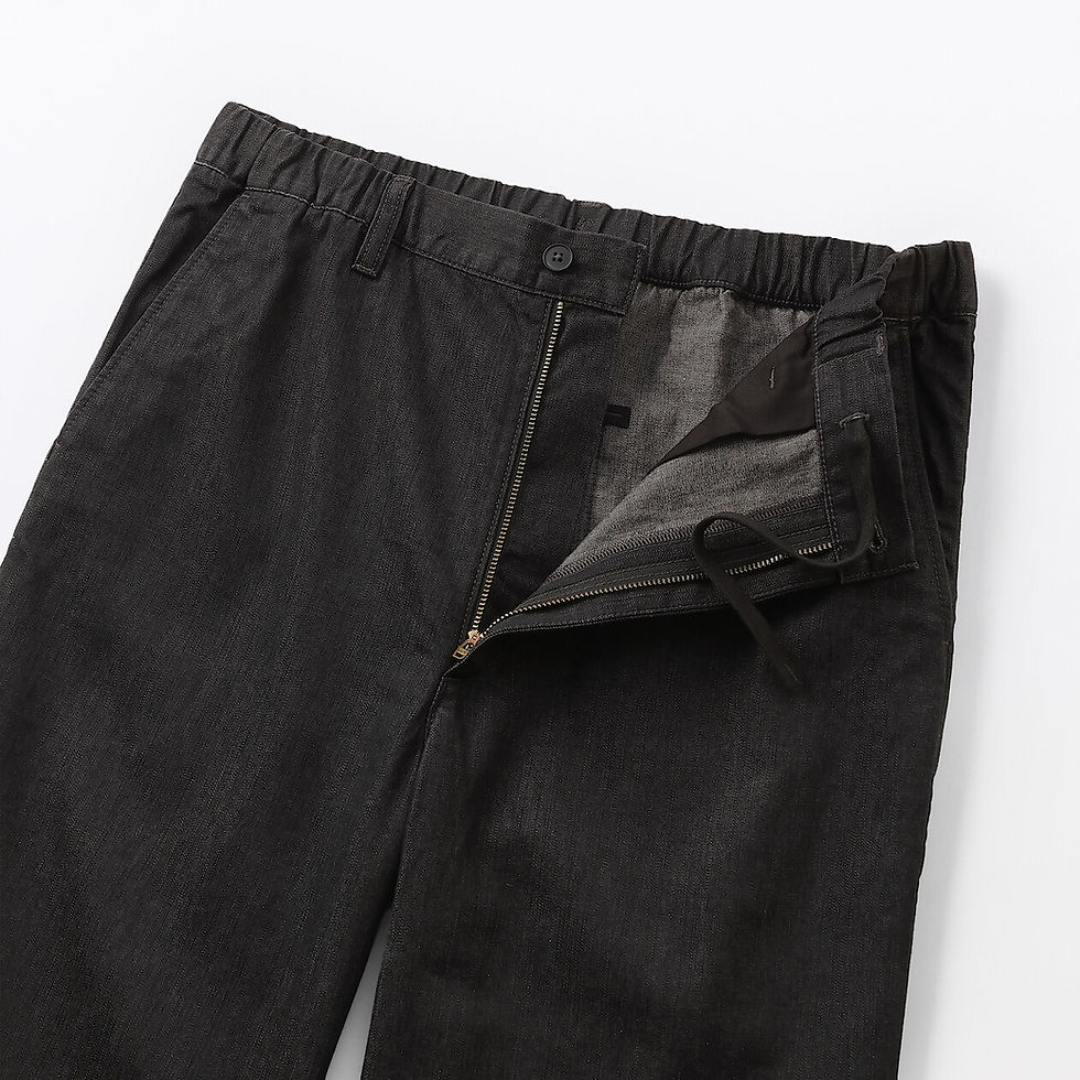 Thumbnail: Mens Washed Denim Easy Pants
