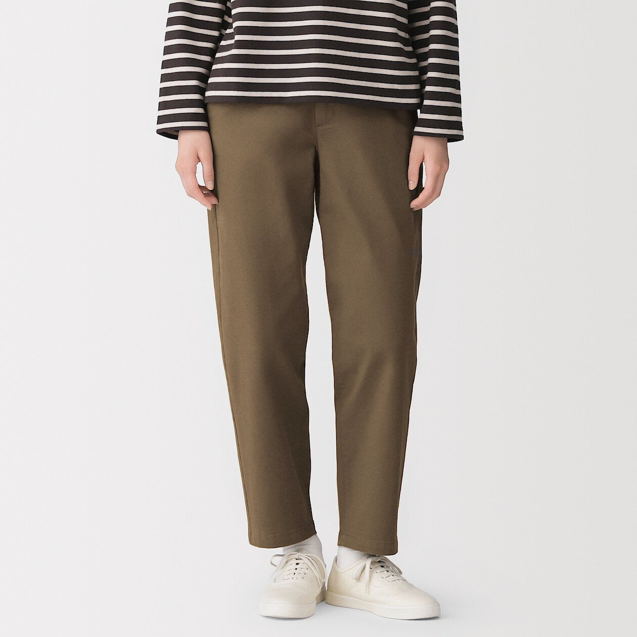 Womens Stretch Chino Relax Tapered Pants