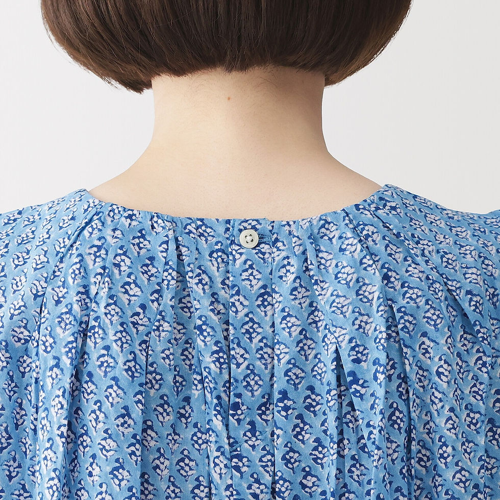 Thumbnail: Womens Block Printed Sleeveless Blouse