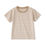 Thumbnail: Babies Easy-On Cotton Crew Neck Striped Short Sleeve T-Shirt