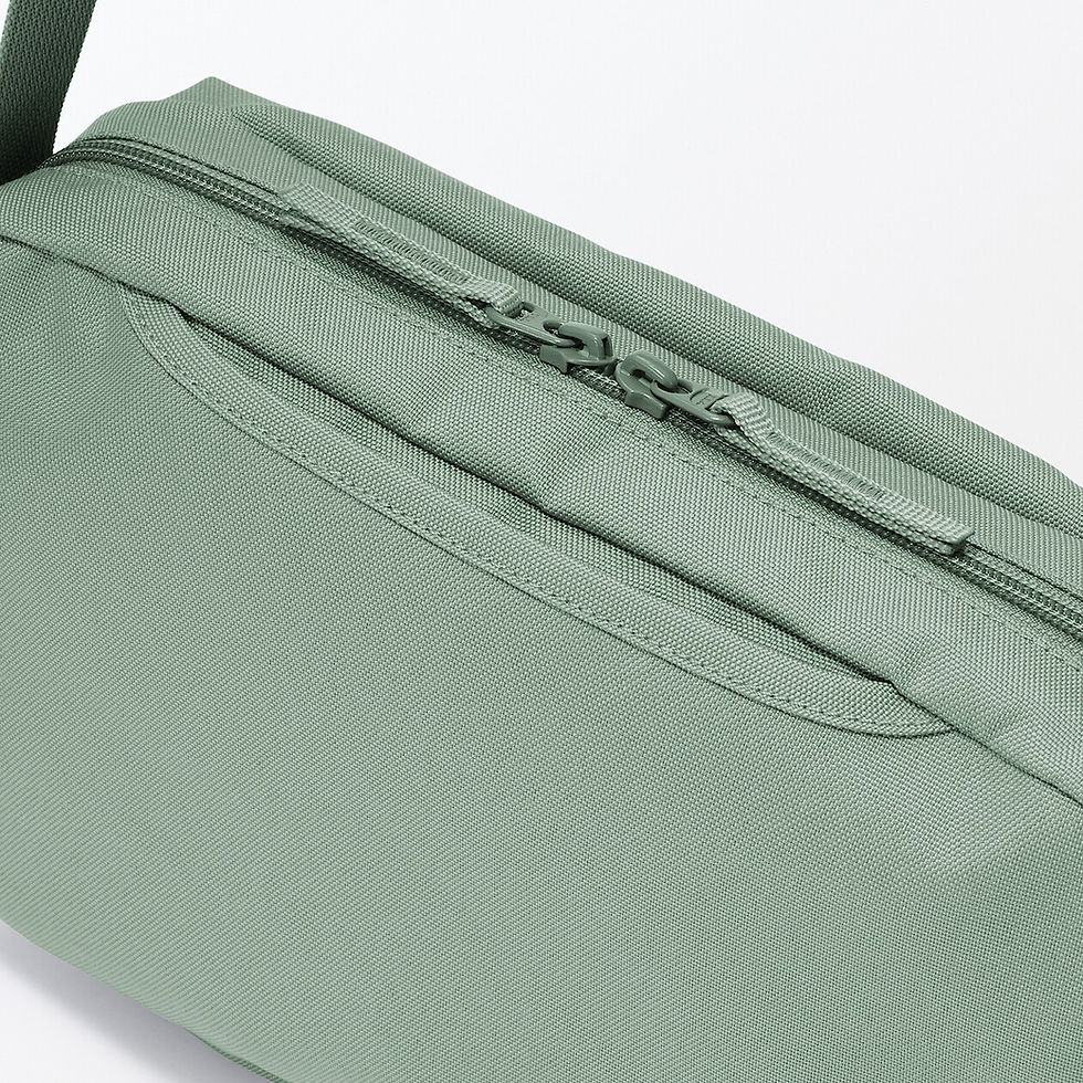 Thumbnail: Water Repellent Shoulder Bag With Back Pocket