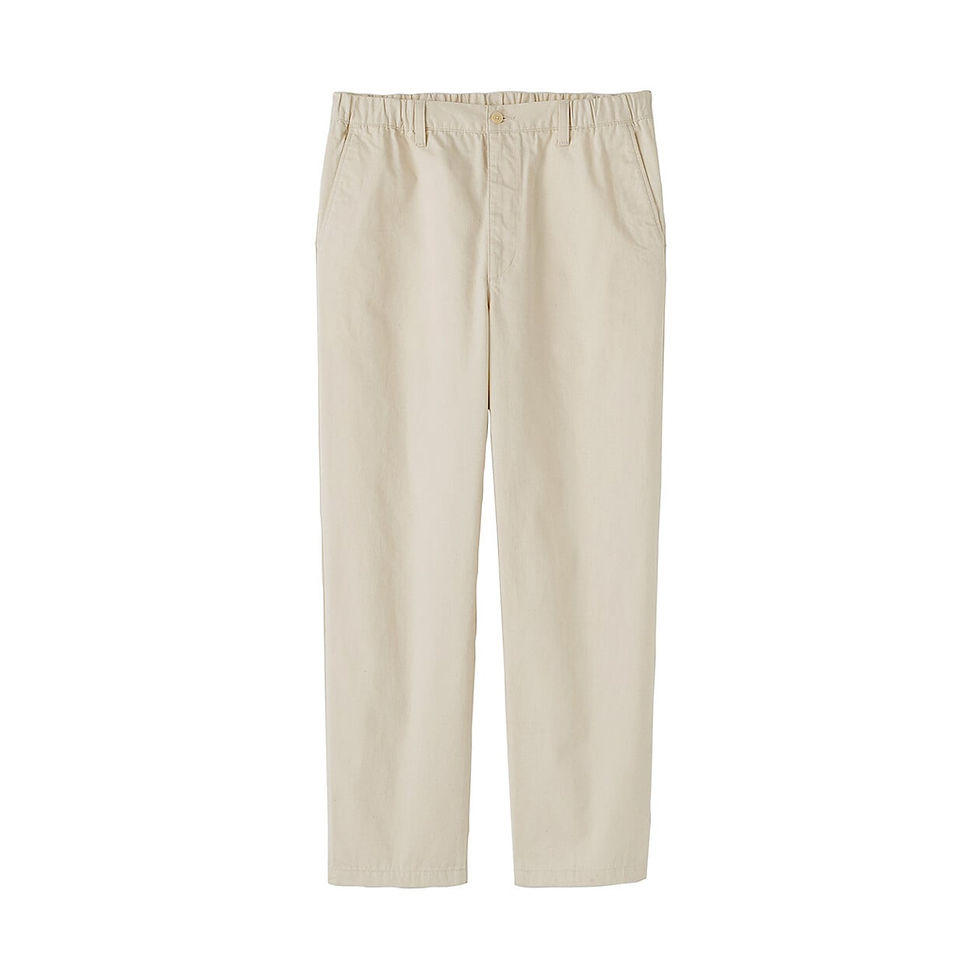 Thumbnail: Mens Washed Denim Easy Pants