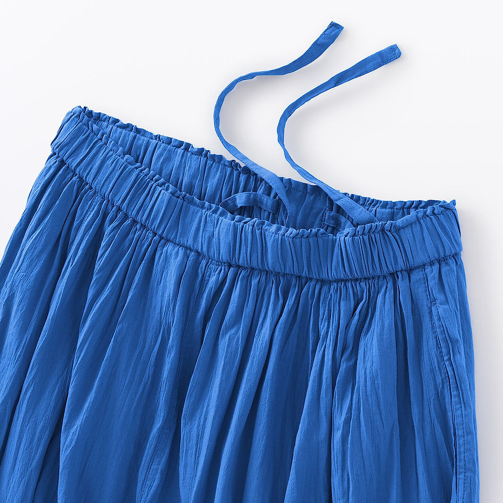 Thumbnail: Womens Irregular Crepe Easy Skirt Pants