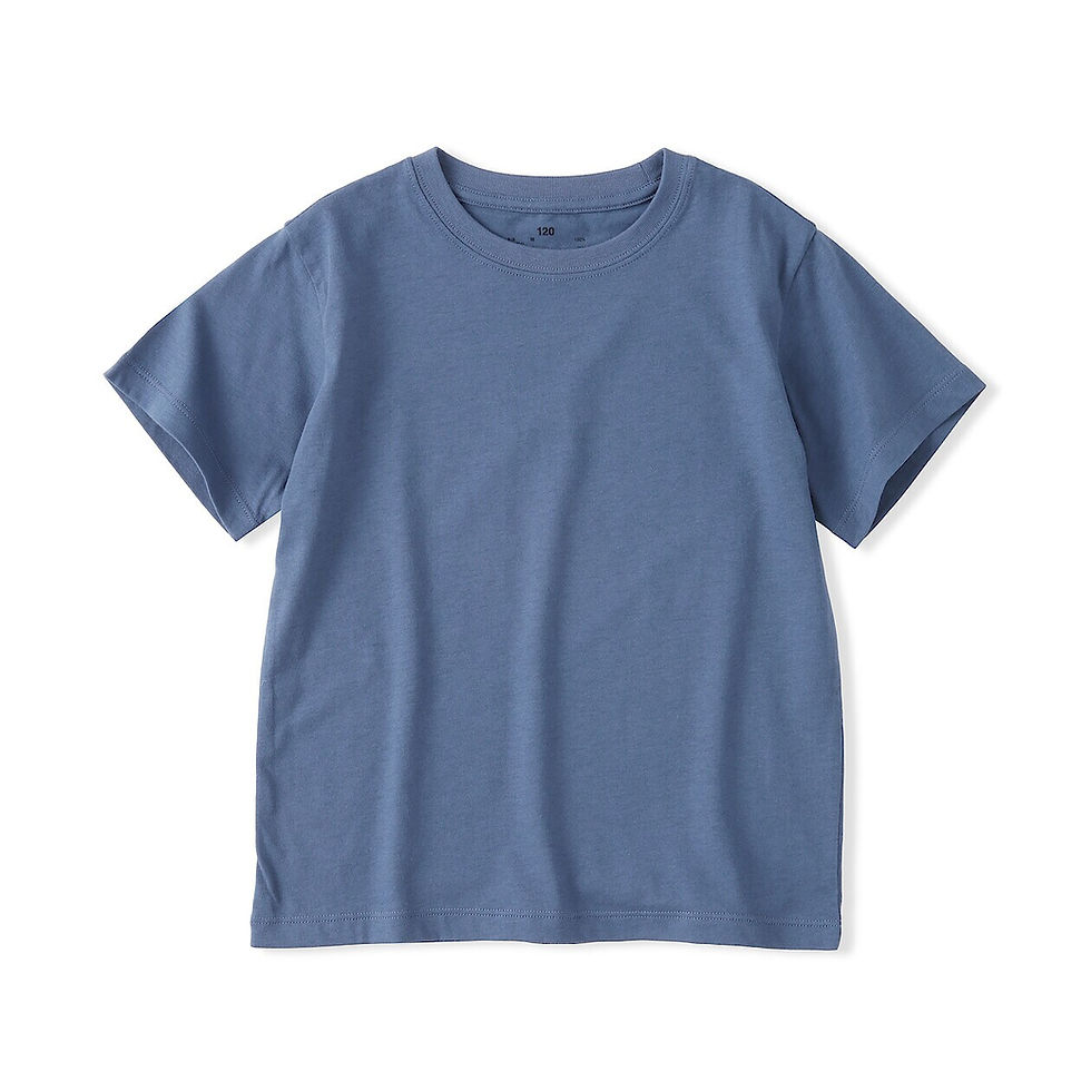 Thumbnail: Kids Cotton Jersey Crew Neck Short Sleeve T-Shirt (Solid)