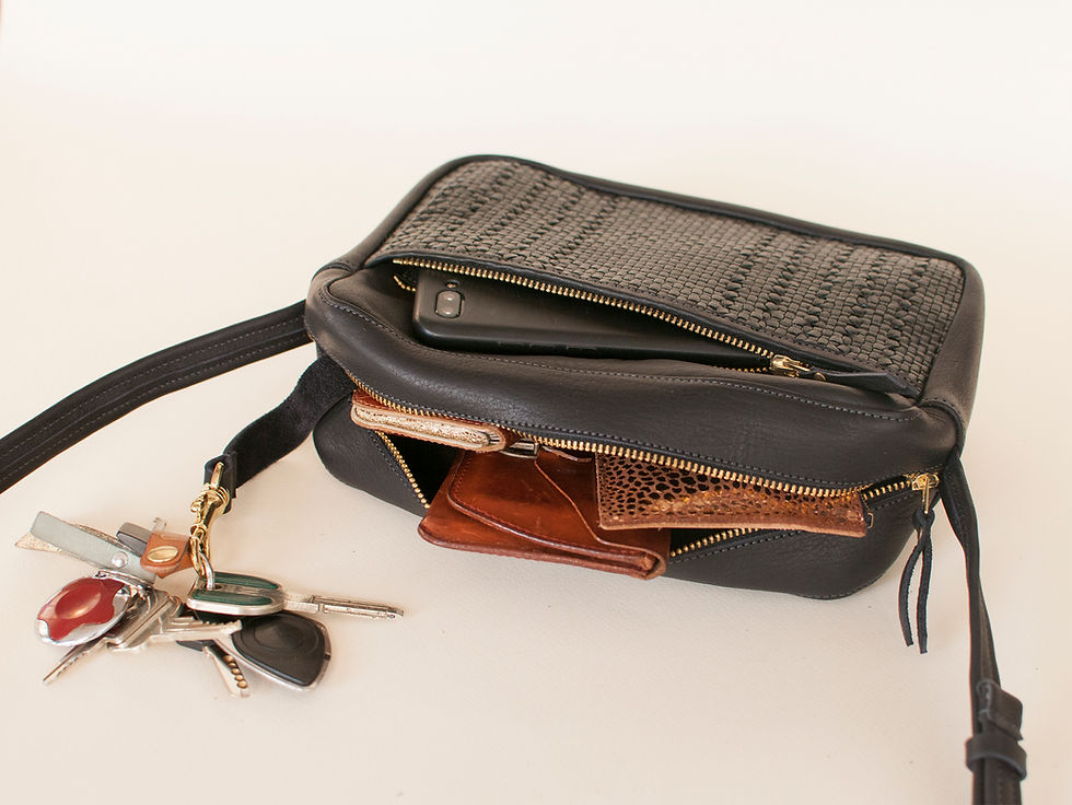 Miniature : Sac Belle Île - violine brillant