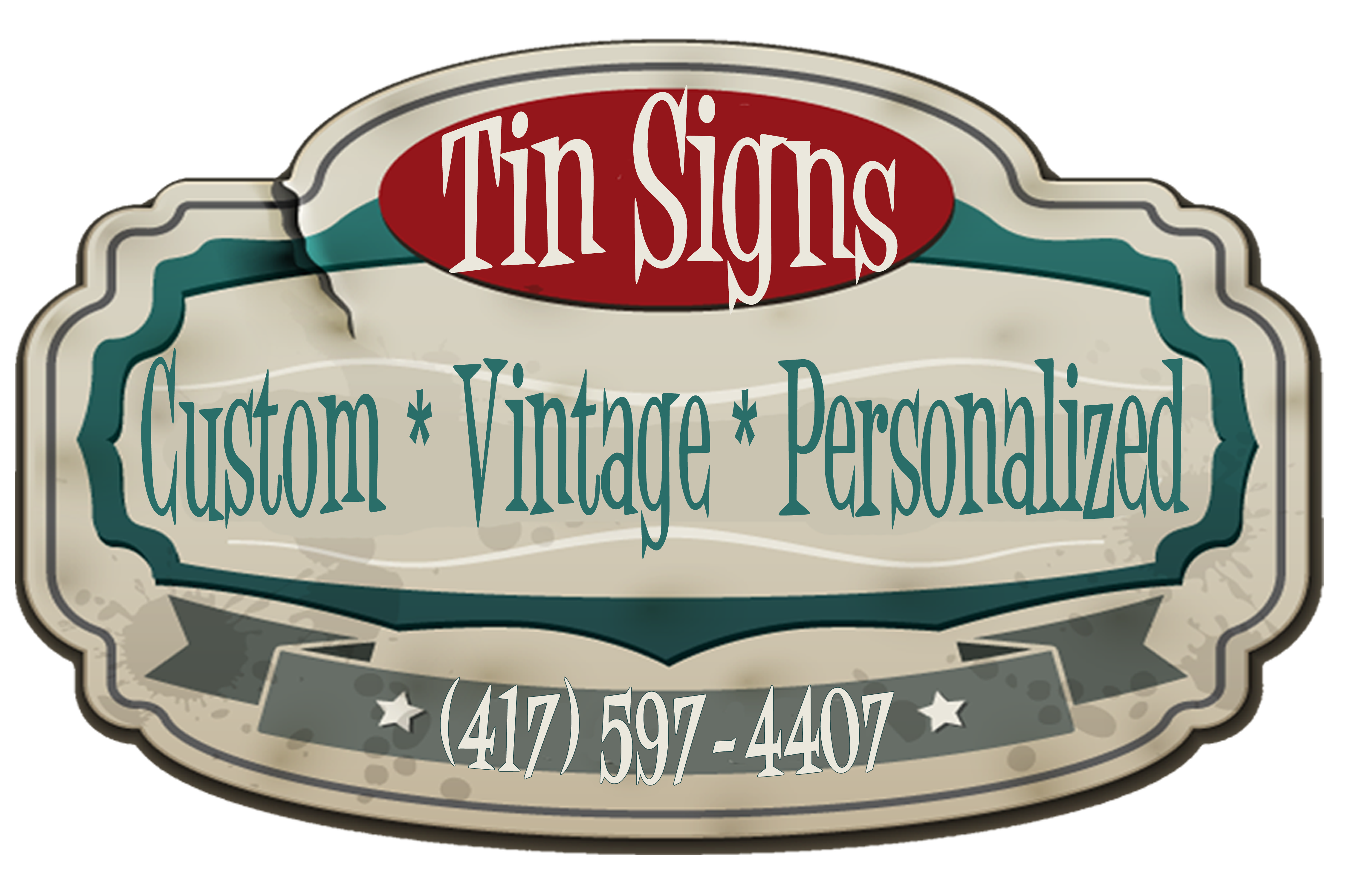custom vintage tin signs