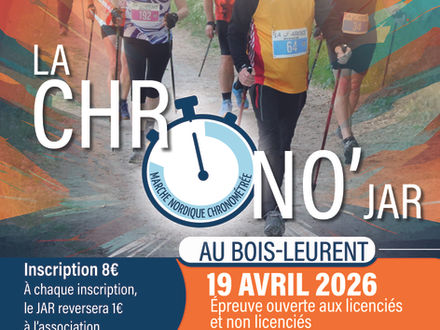 La CHRONO 'JAR le dimanche 19 avril 2026