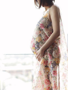 Pregnant Woman in a Dress