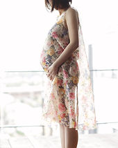 Pregnant Woman in a Dress