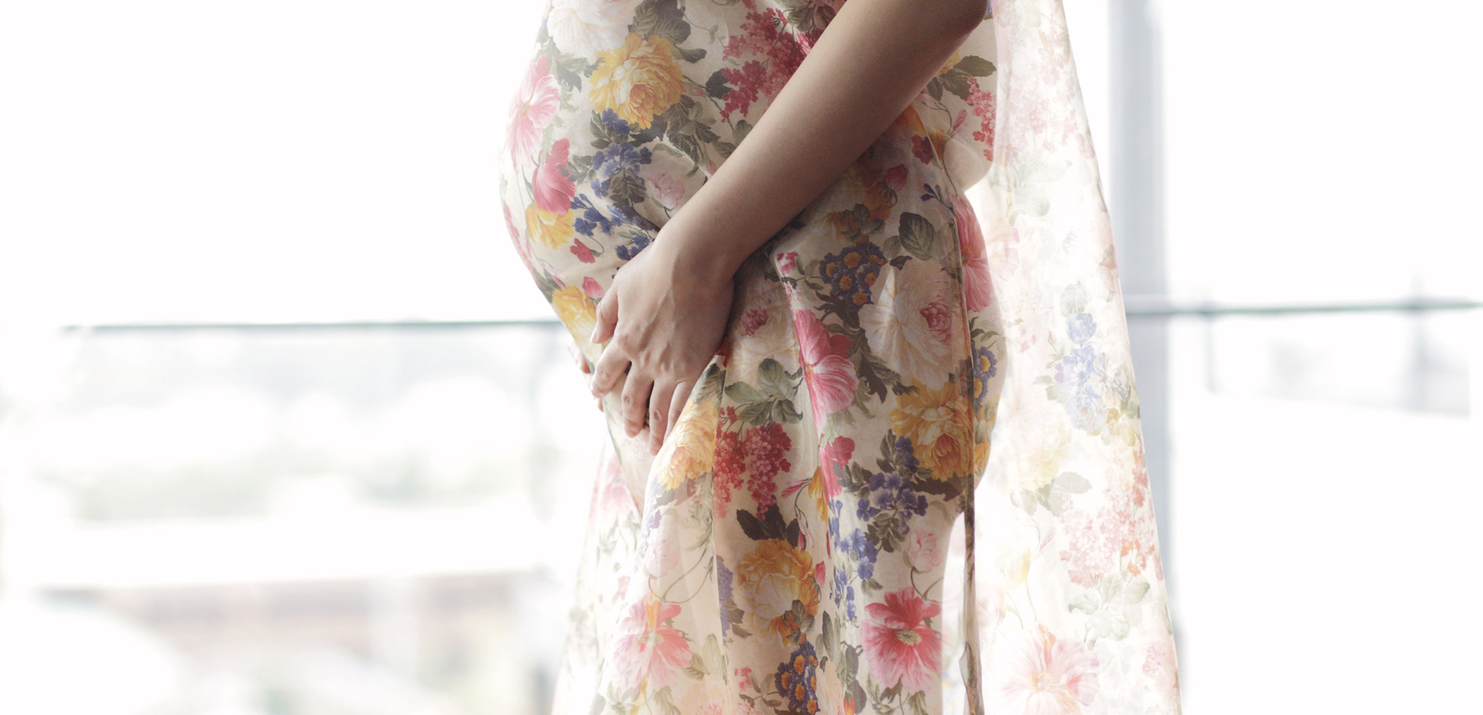 Pregnant Woman in a Dress
