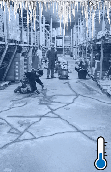 concrete freezer and cold storage repair