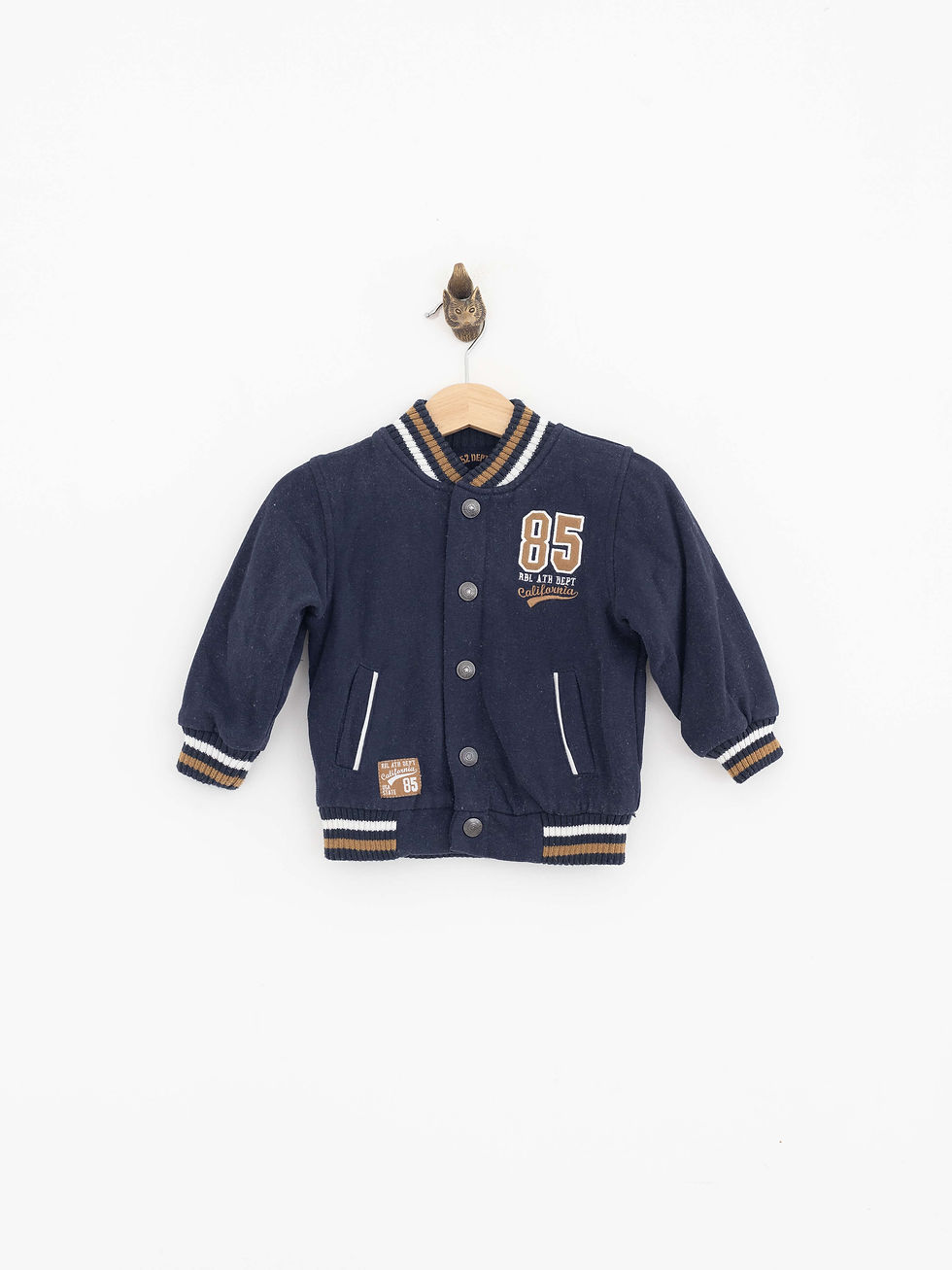 18-24 חודשים | ז'קט קולג' כחול כהה | Rebel