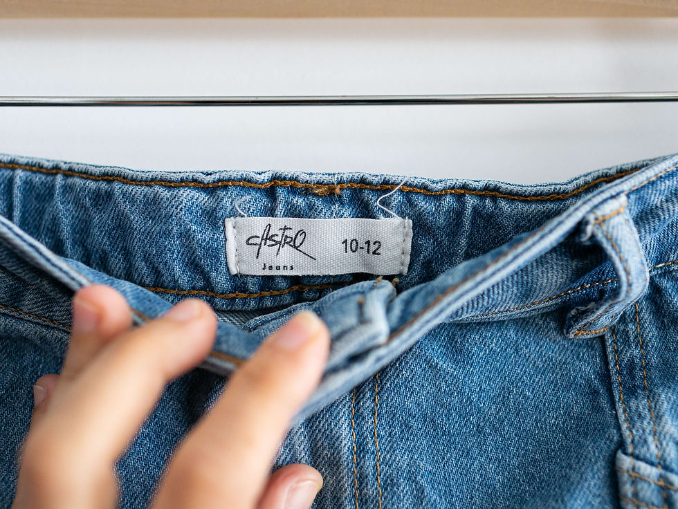 תמונה ממוזערת: מידה 10-12 | חצאית מיני ג'ינס כחולה | CASTRO