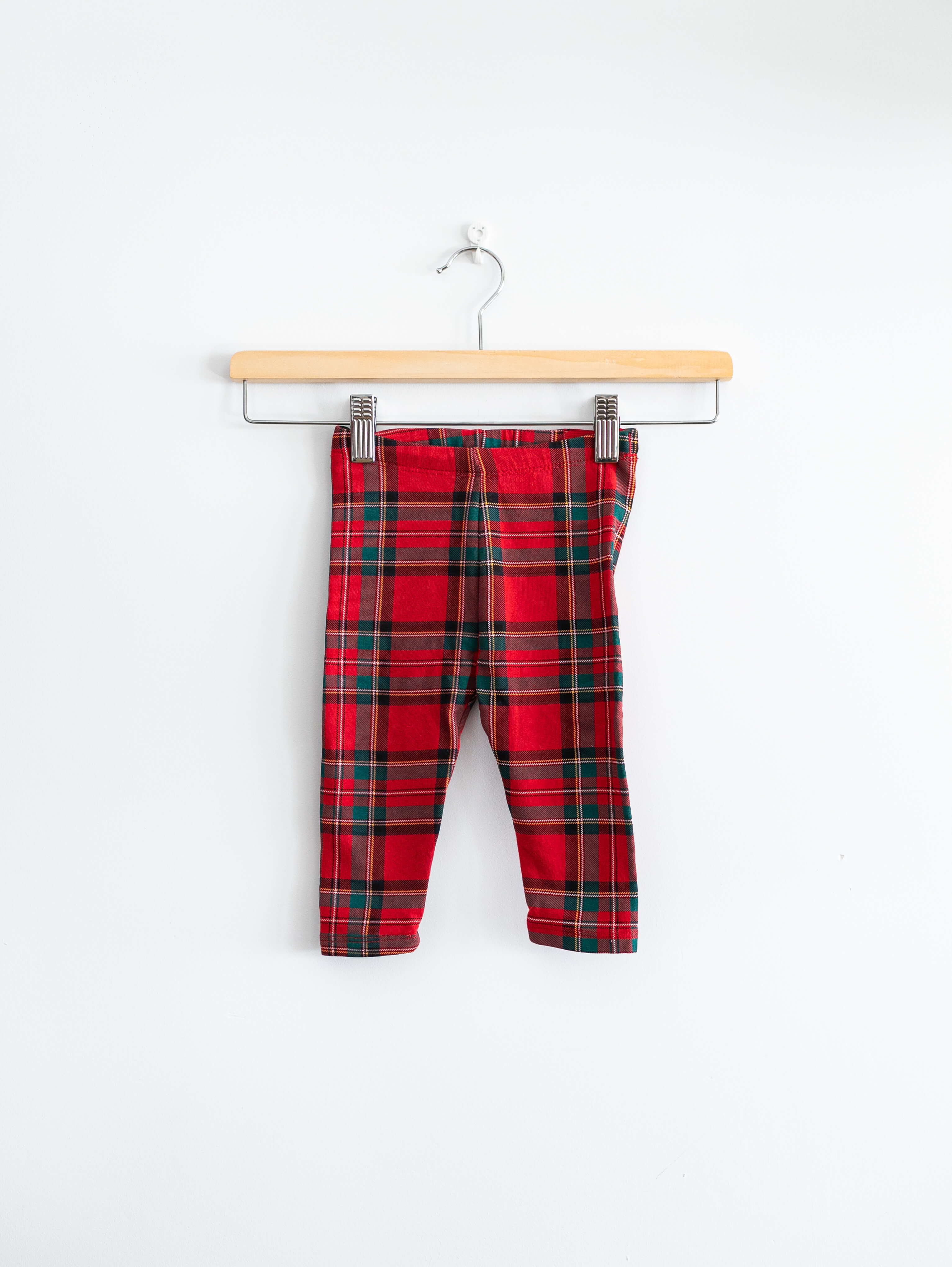 6-9 חודשים | טייץ משובץ אדום | H&M