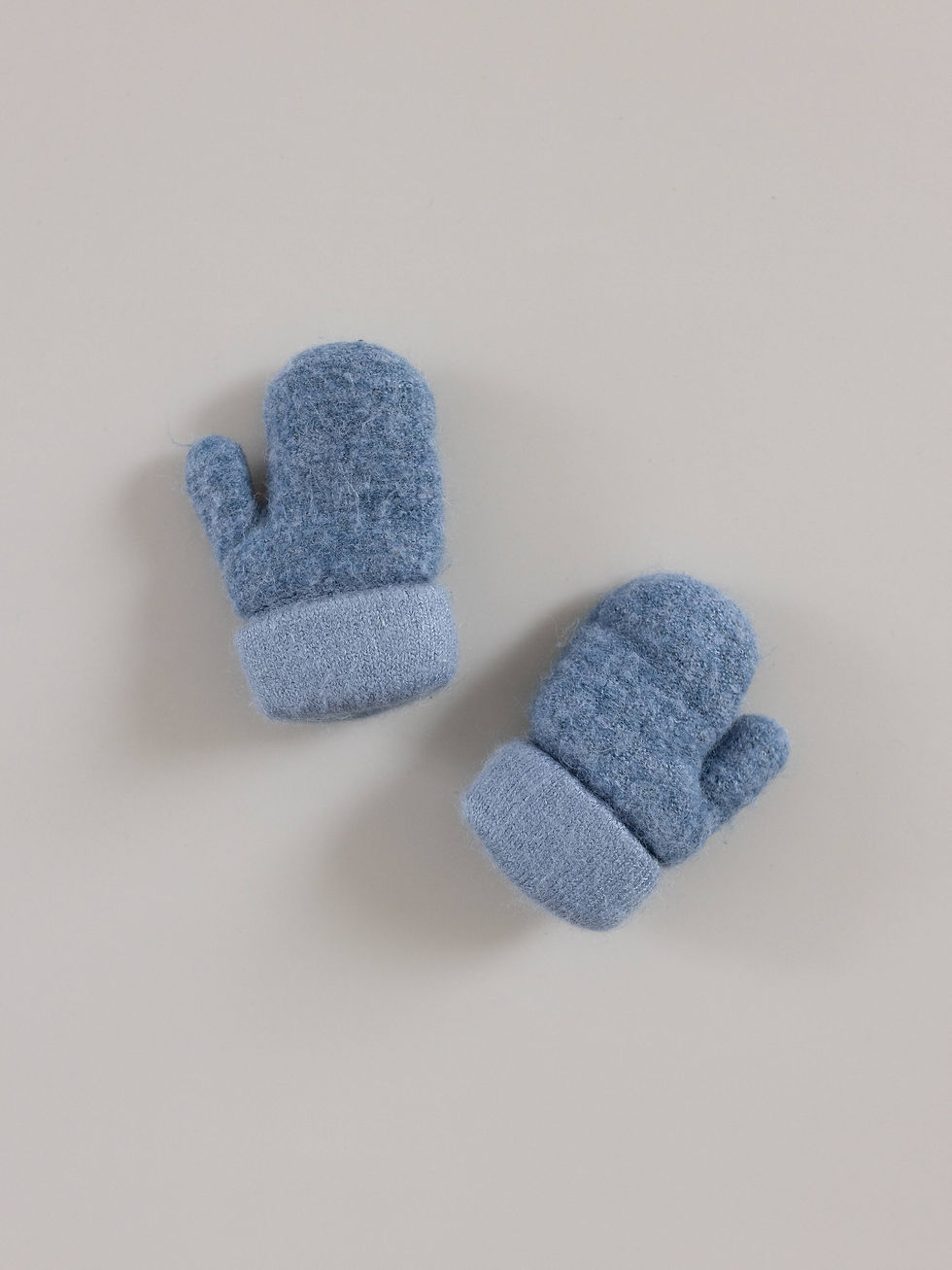 Product: NB | כפפות צמר כחולות דובי
