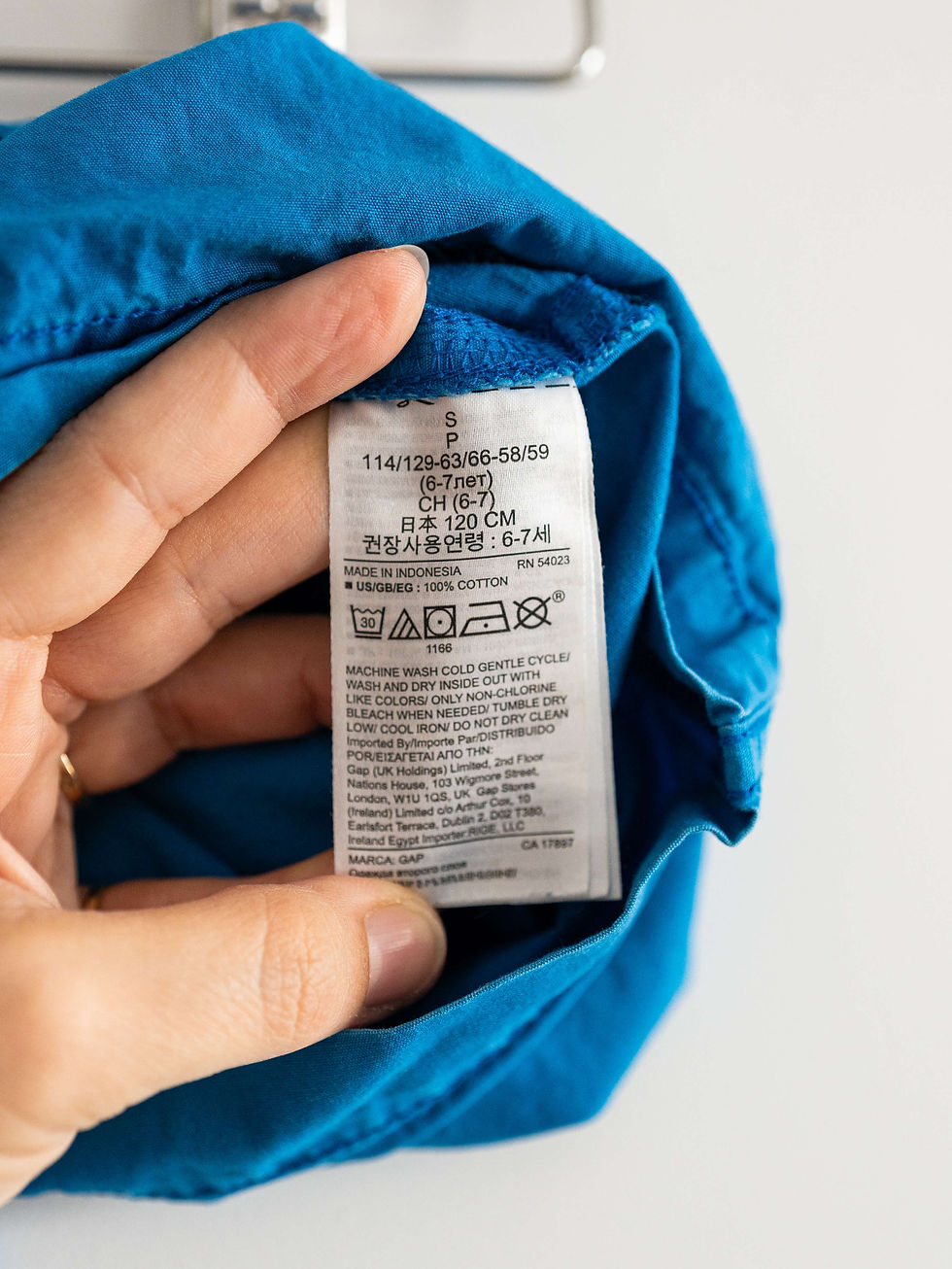 תמונה ממוזערת: מידה 6-7 | מכנסיים קצרים כחול רויאל | GAP