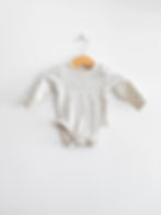 תמונה ממוזערת: מידה 3-6 חודשים | סט אוברול ארוך + ווננזי שרוול ארוך | GEORGE