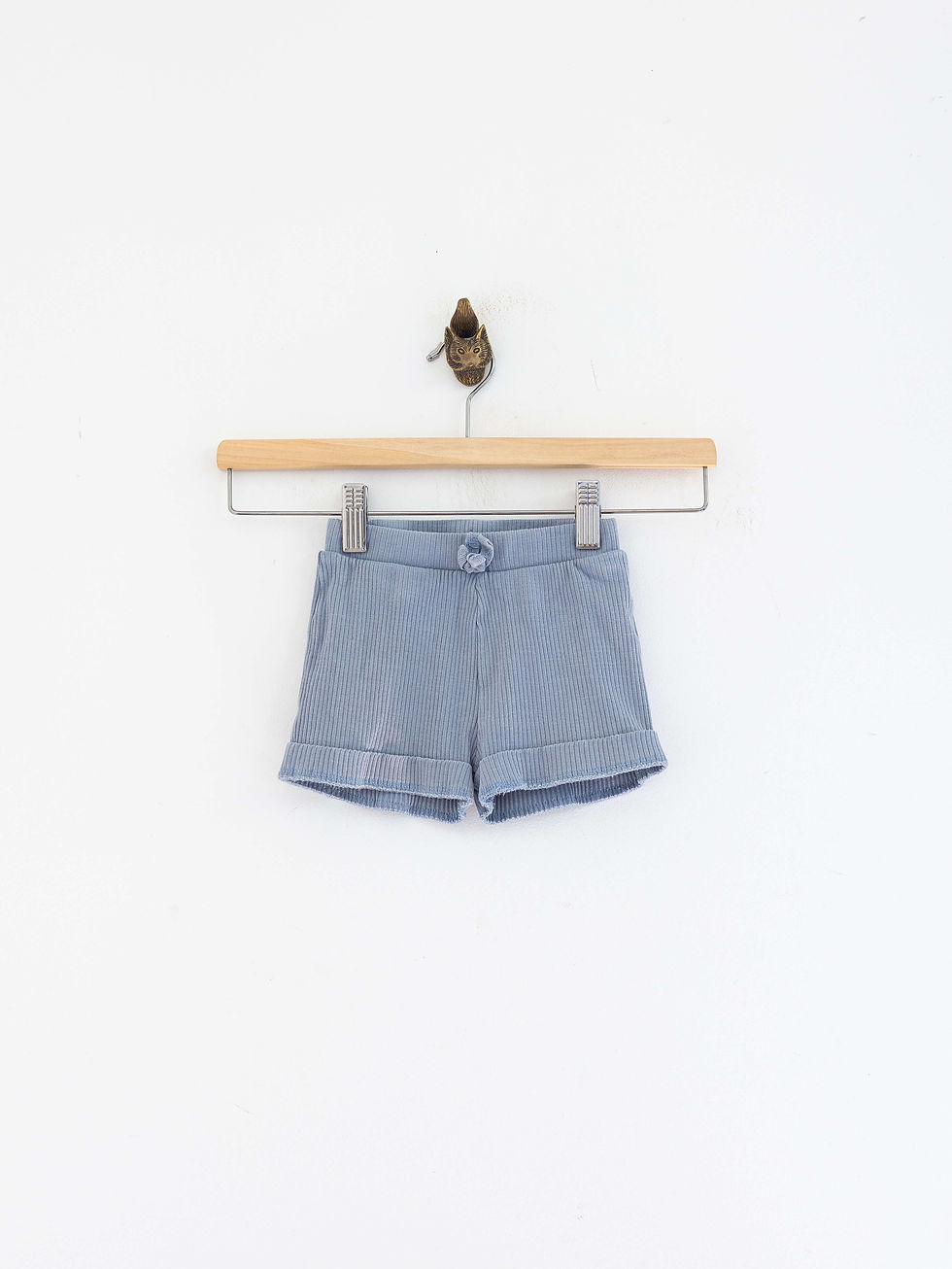 18-24 חודשים | מכנסיים קצרים ריב כחול-אפור | CASTRO