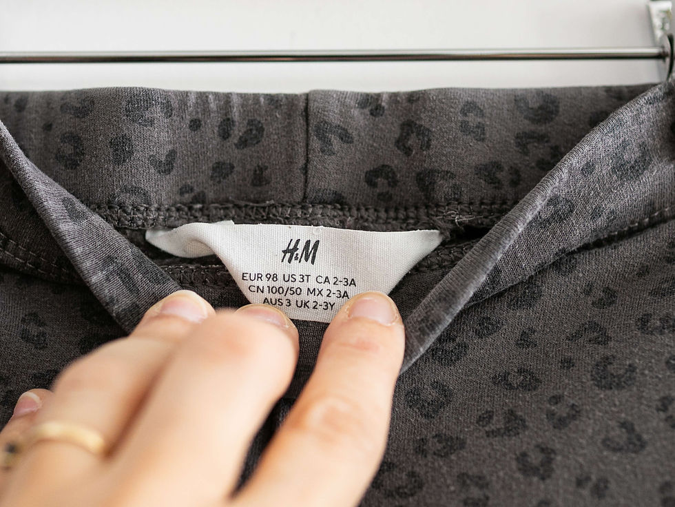 תמונה ממוזערת: מידה 2-3 | טייץ אפור כהה מנומר | H&M