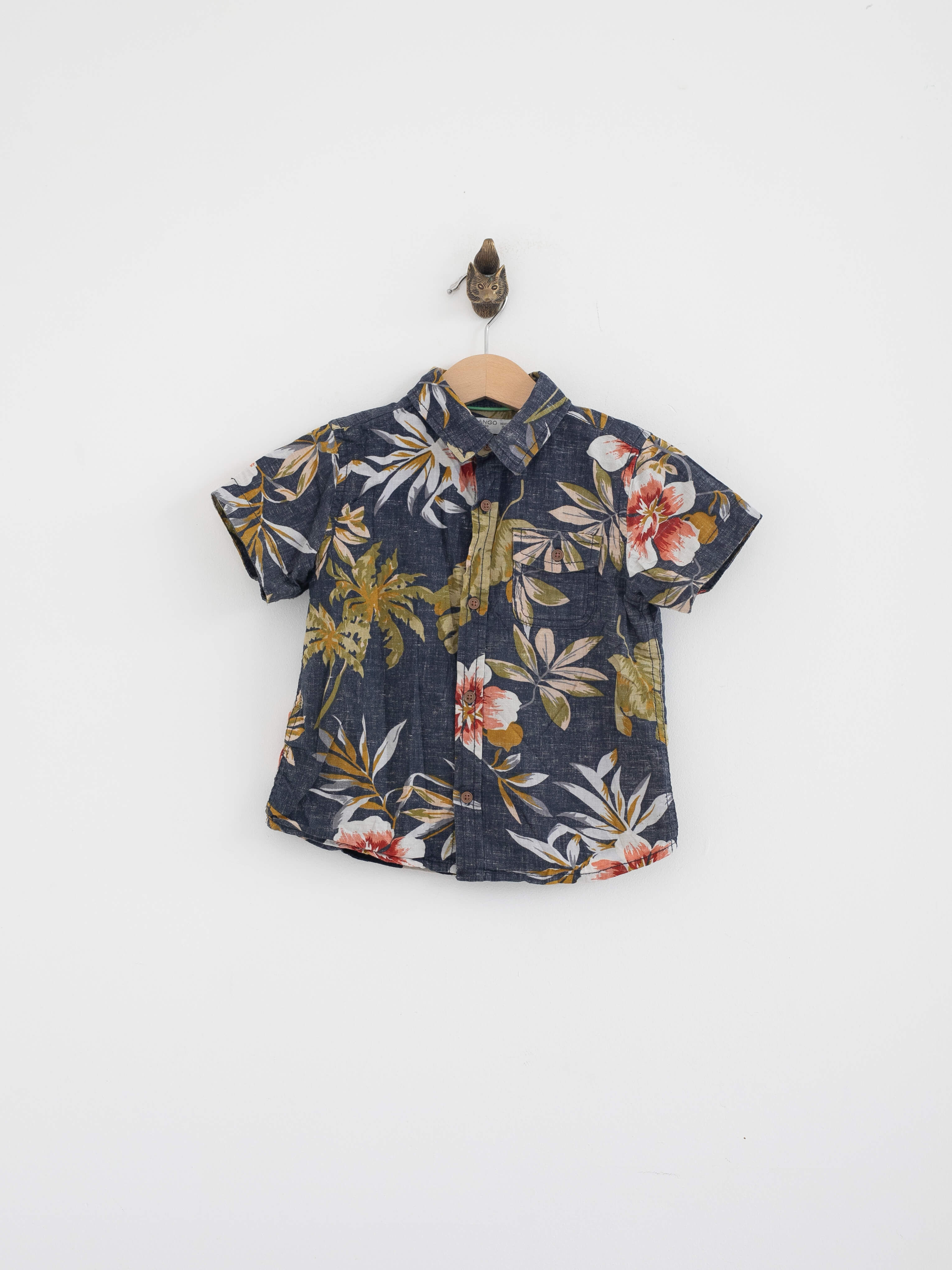 חולצת ילדים, פרחונית, שרוולים קצרים