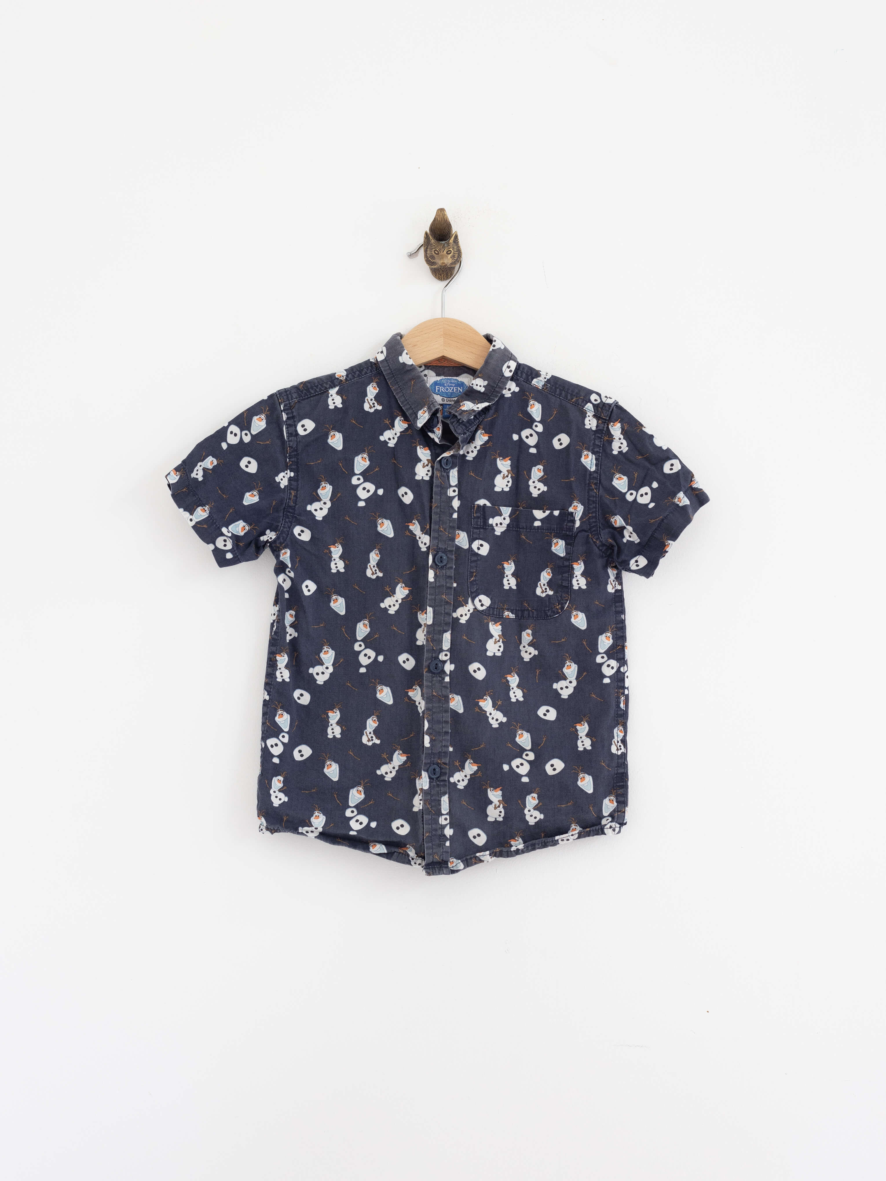 חולצת ילדים כחולה עם הדפס