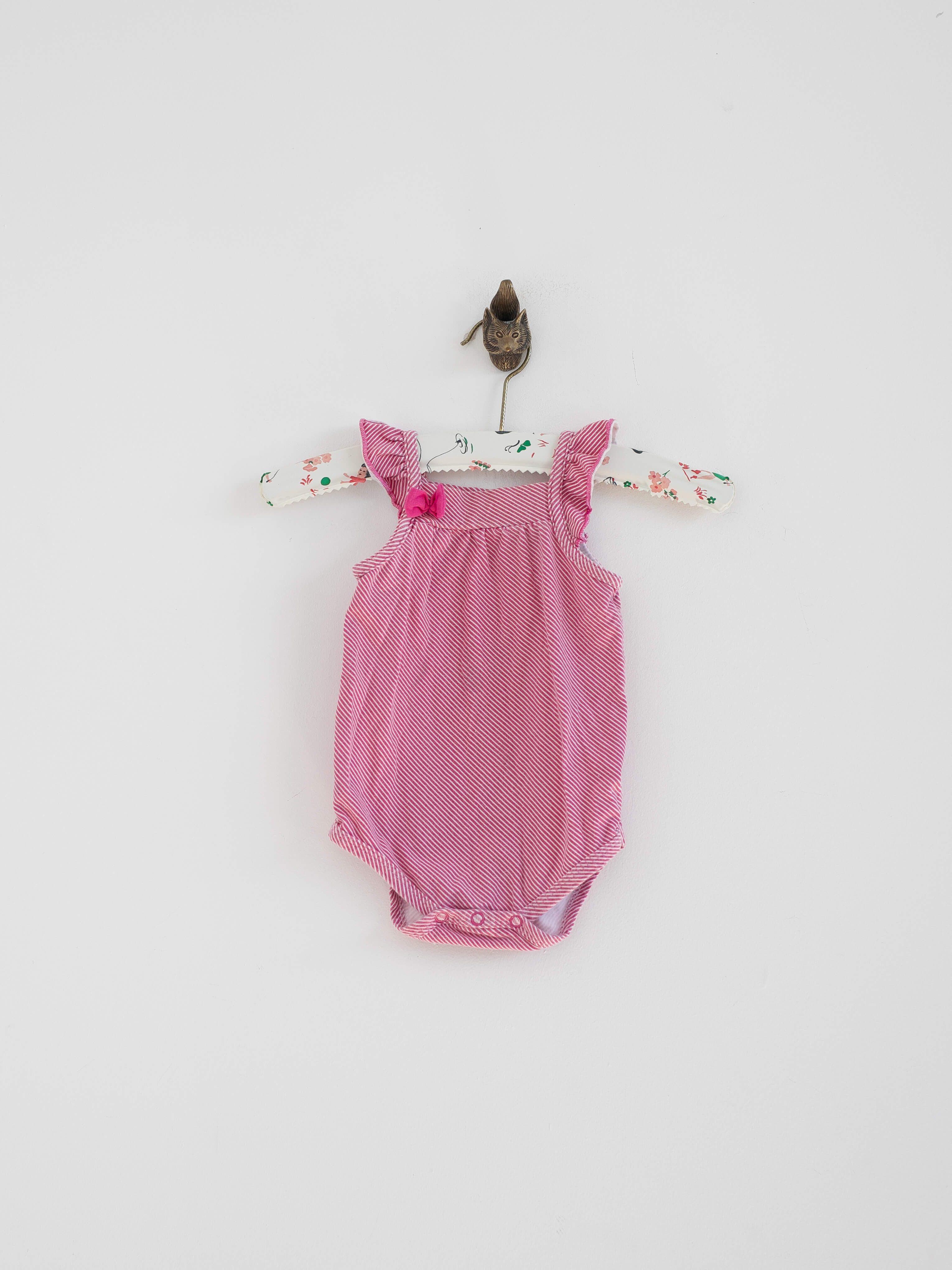 שמלת סרפן ורודה לתינוקת עם חולצה