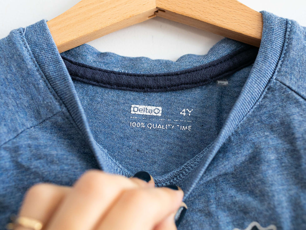 תמונה ממוזערת: מידה 4 | טי-שירט קצרה כחולה דינוזאור | DELTA