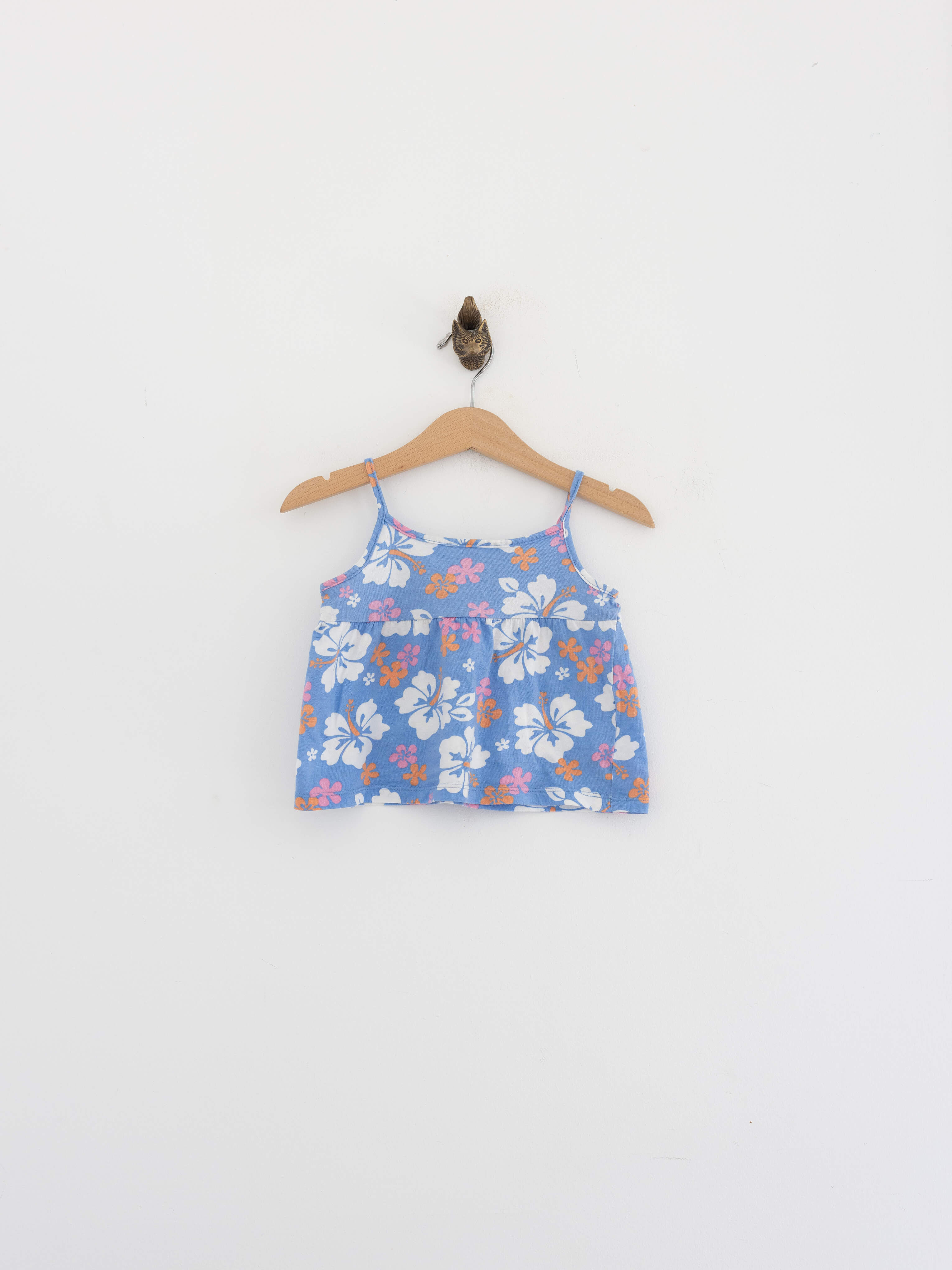 18-24 חודשים | גופייה כחולה פרחונית | H&M